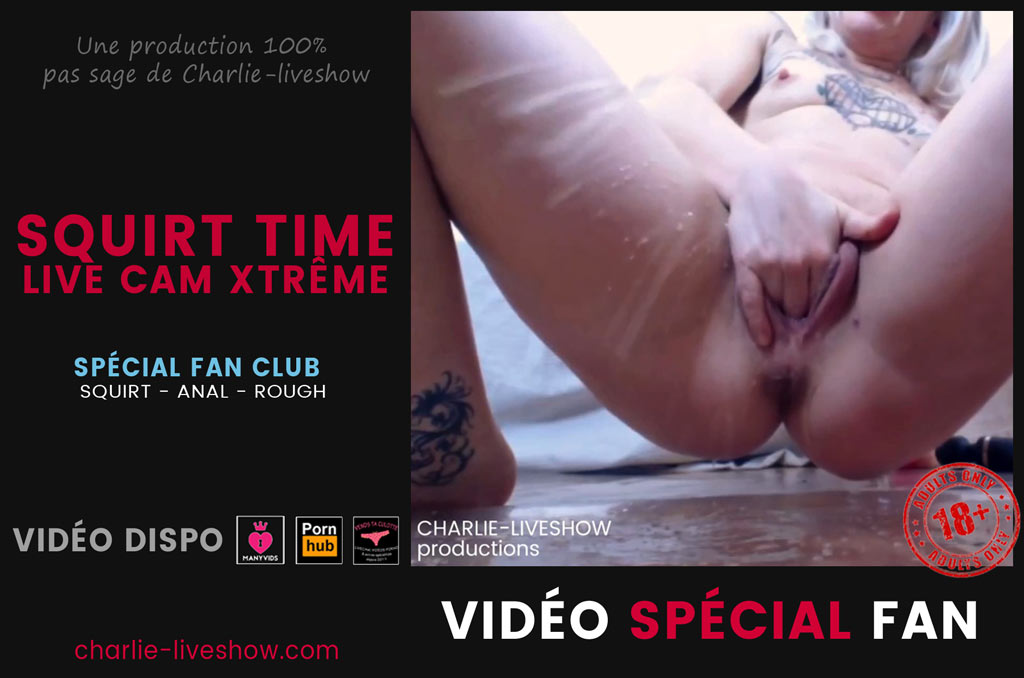 You are currently viewing Squirt time ! Live cam Xtrême – Vidéo & photos +18 spécial fan