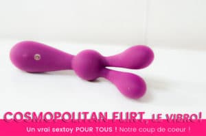 Lire la suite à propos de l’article Cosmopolitan FLIRT, le stimulateur clitoridien & vibro 9-/10