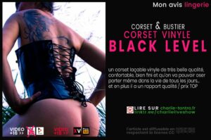 Lire la suite à propos de l’article Bustier vinyle BLACK LEVEL, le corset sexy. 70€ de tentation