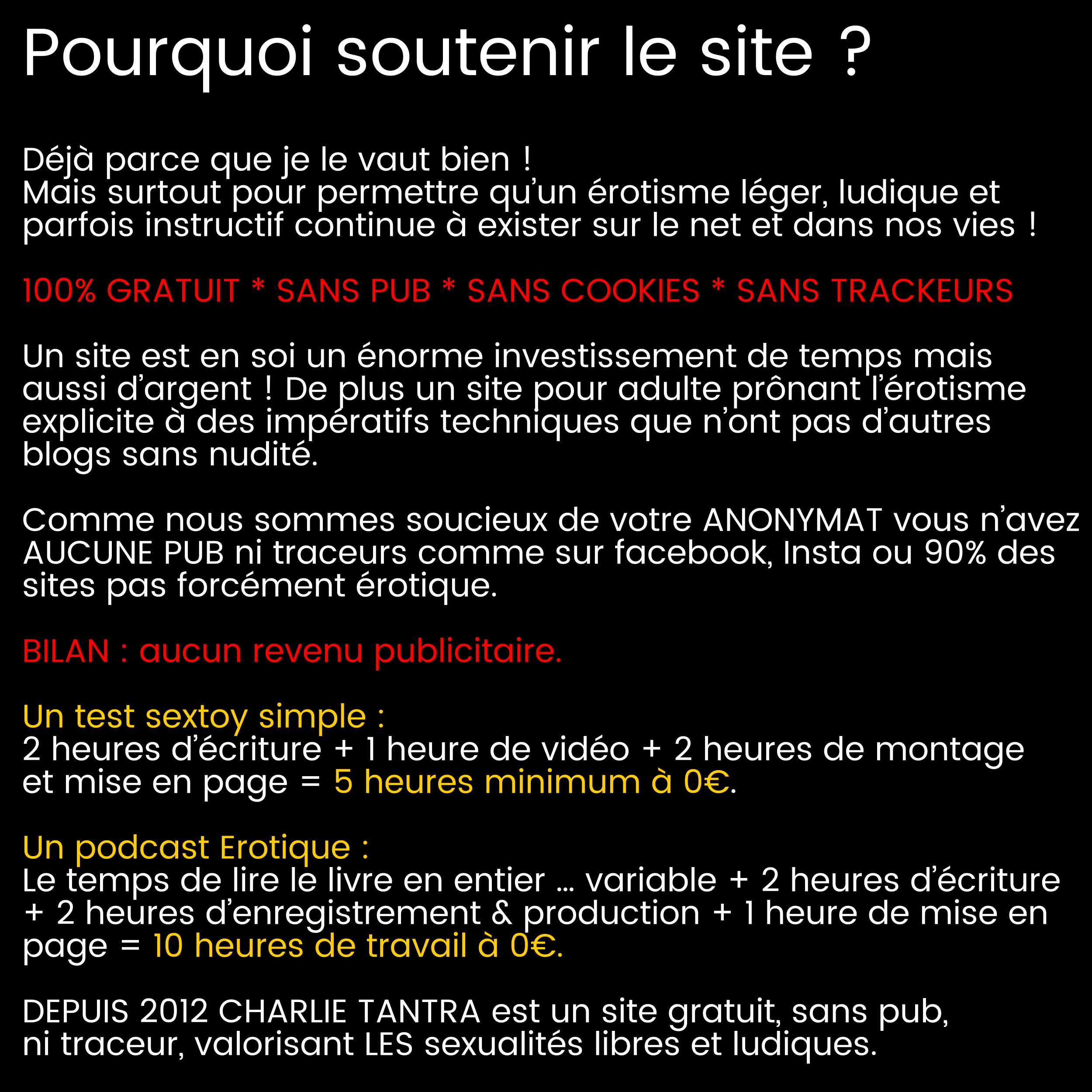 Pourquoi soutenir