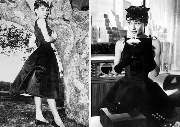 Audrey Hepburn robe noire