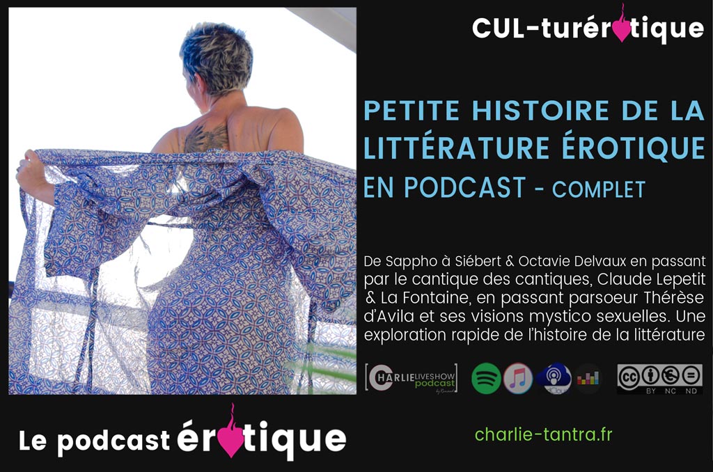 Lire la suite à propos de l’article Podcast autour de l’histoire de la littérature érotique – de l’antiquité à 2022