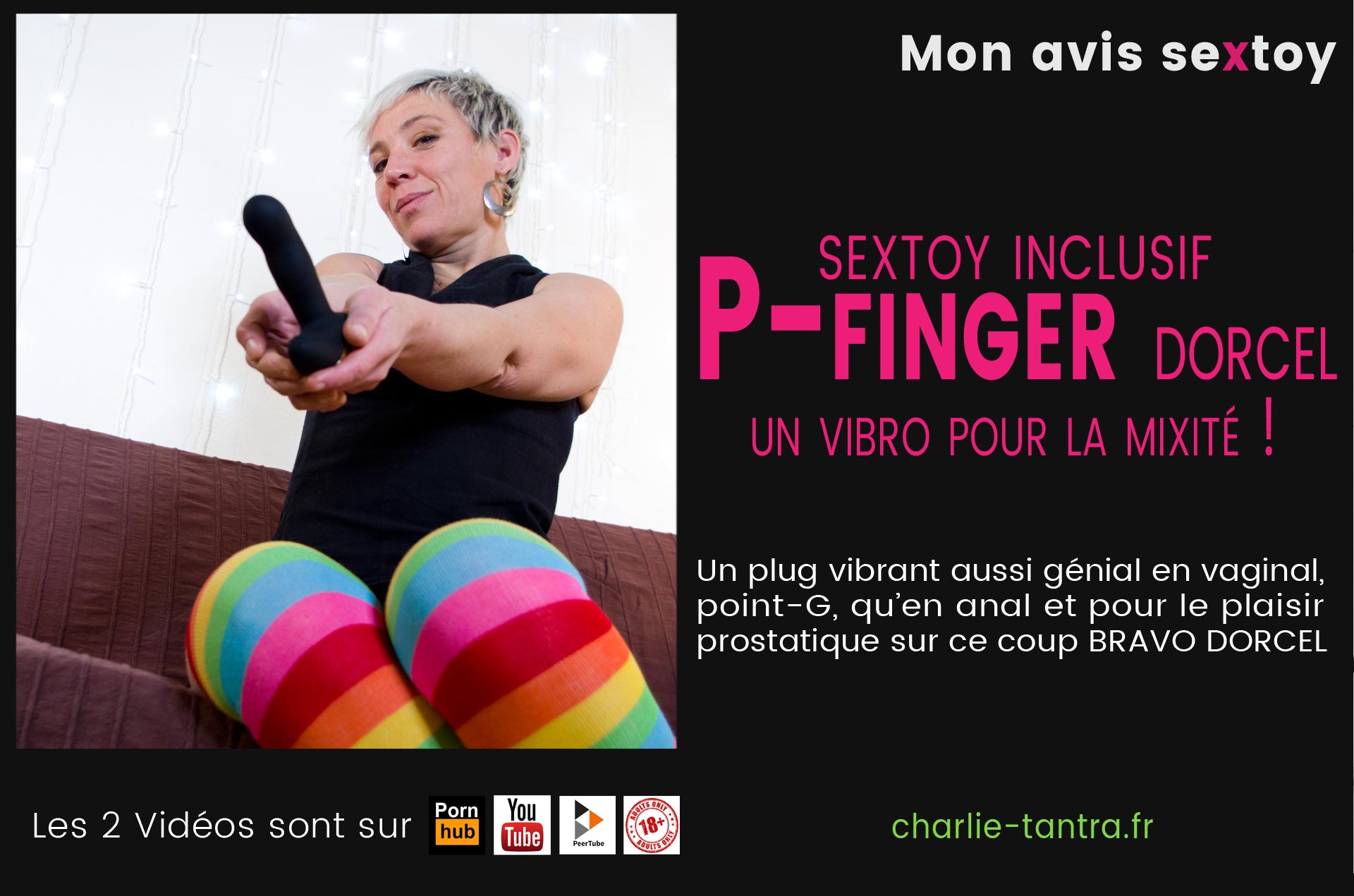 You are currently viewing Plug vibrant Dorcel spécial point-G et prostate : P-Finger 8/10