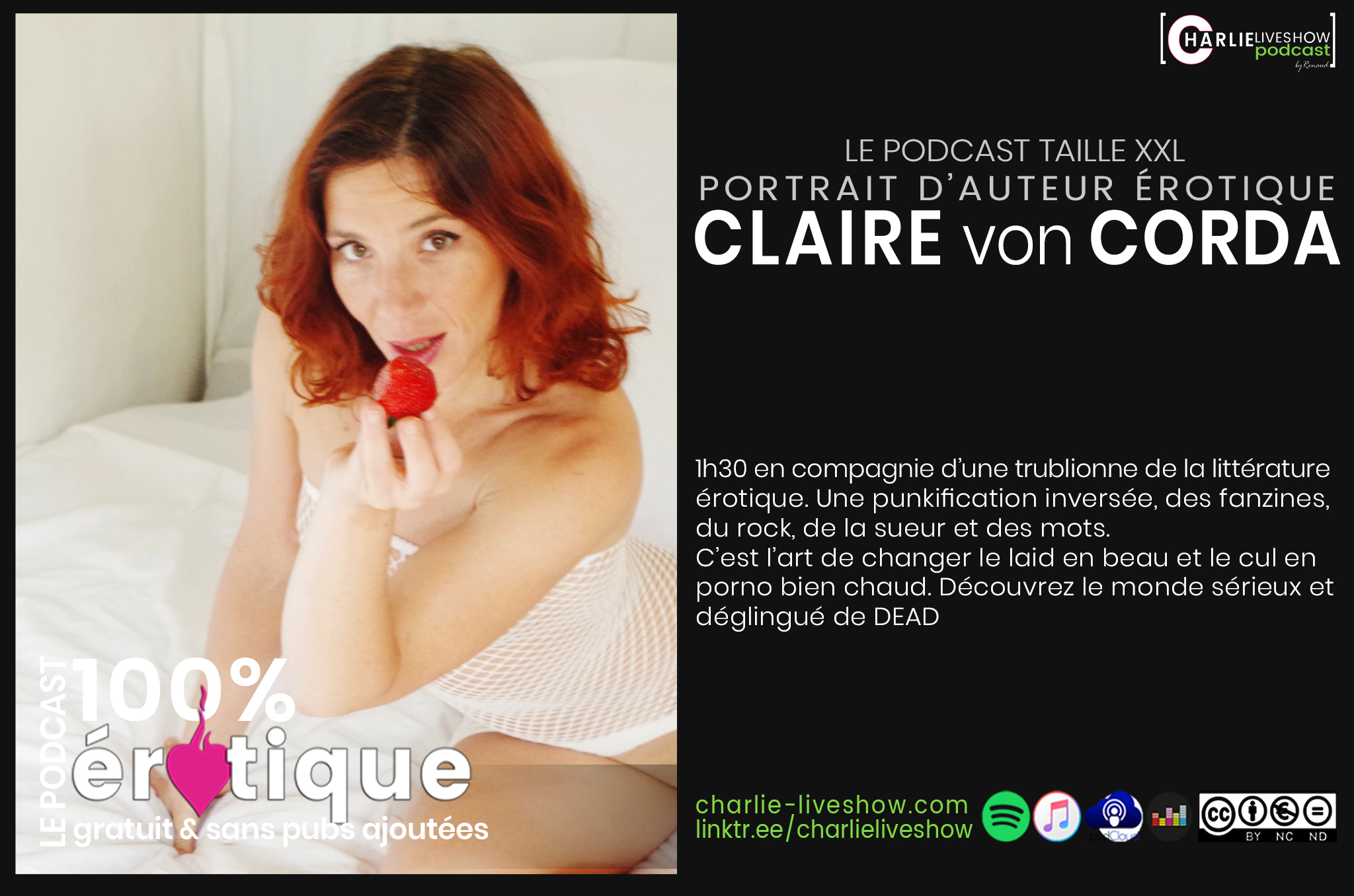 You are currently viewing Claire von Corda, le podcast érotique format XXL – n°4