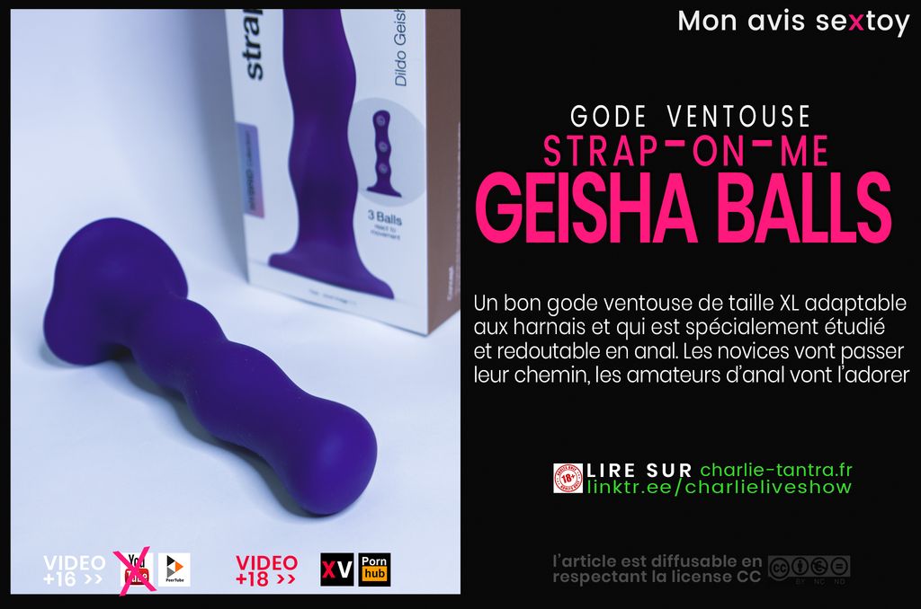You are currently viewing GEISHA BALLS le gode ventouse de Strap-on-me top pour l’anal